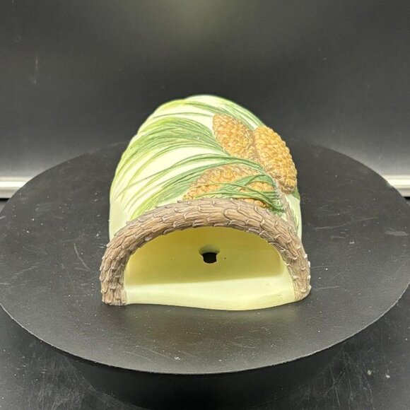 Vintage Ibis & Orchid Design #126 Pine Cone Wall Pocket Planter - Picture 4 of 9